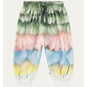 Molo Pastel Floral Kids Joggers Petal Rainbow